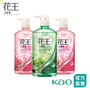 【花王】清新沁涼/溫和柔潤/清新順滑 洗髮精 750ml 3入組 (新舊包裝隨機出貨) │花王旗艦館
