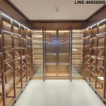 免運 開立發票 酒櫃 恒溫不銹鋼酒柜酒莊酒窖紅酒冷藏柜葡萄酒展示柜洋酒酒吧裝飾柜