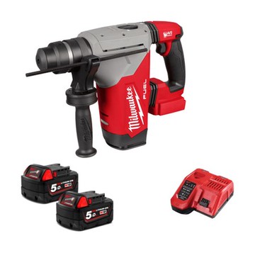 Milwaukee美沃奇 18V鋰電無刷強力型免出力鎚鑽 M18FHP-502X (雙電5.0AH)