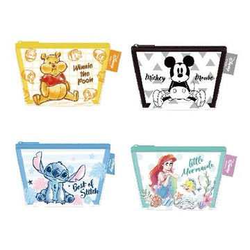 迪士尼Disney 三角透明小物袋(隨機出貨)