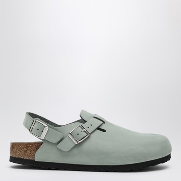 Sage coloured suede Tokyo slipper