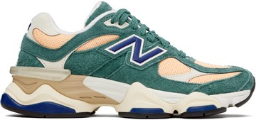 New Balance 绿色 & 橙色 9060 运动鞋