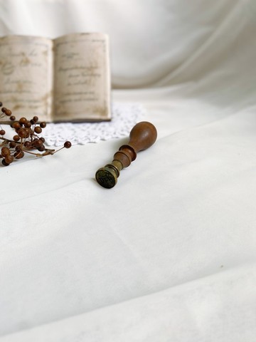 【好日戀物】德國帶回古老封蠟蓋印 封蠟章 火漆封蠟