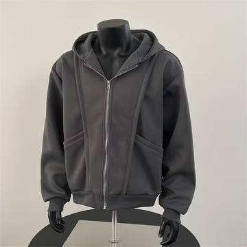 【癮品流行-YP】刷毛大學帽T 帽踢 圓領情侶 重磅長袖帽t  衛衣港風 寬鬆簡約 連帽衛衣 開衫男女同款 潮流帥氣百搭