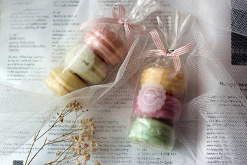 馬卡龍手工皂3入裝5包/交換禮物/企業贈品/婚禮小物/畢業禮物