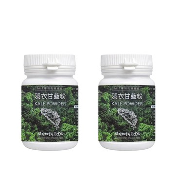 綜合穀粉 日森協同 冷粹低溫乾燥羽衣甘藍粉 100g/2罐 |膳食纖維| 綠拿鐵|優格|料理