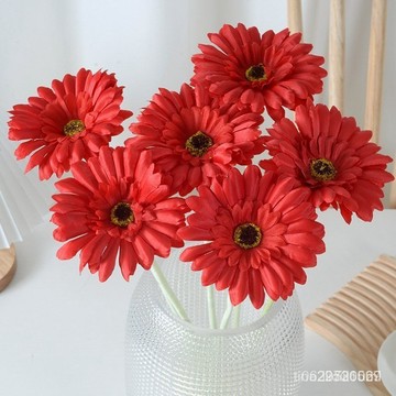 今天買明天到】仿真菊弗朗菊波斯菊太陽花家居餐桌擺設小雛菊田園風人造絹花 DG5B