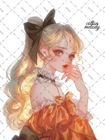 original sticker no.2030 人物貼紙 原創貼紙 原創人物貼紙 裝飾貼紙 cotton melody