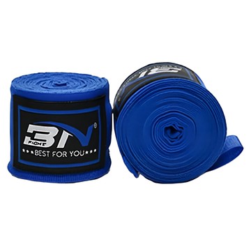 S-SportPlus+ 拳擊繃帶 25cm 藍色 格鬥 散打 運動防護  1雙