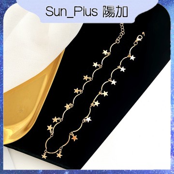 Sun_Plus 台灣現貨  五角星項鍊 日韓新款 五角星項鍊女神氣質頸鍊 夏季鎖骨鏈 項鍊 飾品 鎖骨鏈