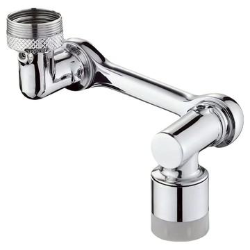 德利生活 合金機械臂3D旋轉水龍頭  1個  9.5 x 2.4 x 3.7 x 4 x 4.5 x 4 x 2.1cm