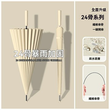 【超大抗風】自動雨傘 長柄傘 晴雨傘 直杆傘 25骨加固 印logo定製 工廠直銷 商務廣告贈品