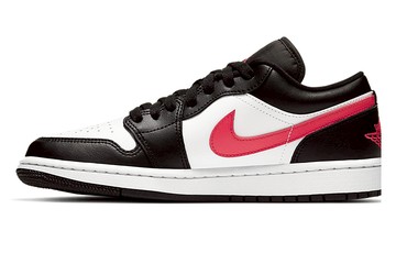 JORDAN 1 LOW BLACK SIREN RED WOMENS