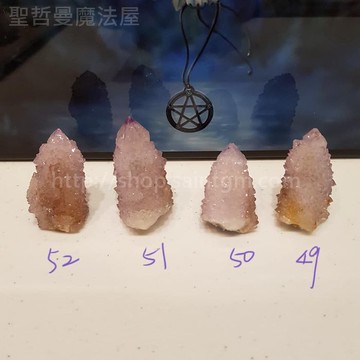 【土桑展精選寶物】仙人掌水晶191204~49-52號(Cactus Quartz) ~南非