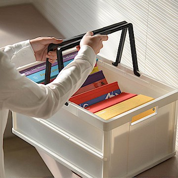 【樹德 livinbox】手提摺疊籃 FB-4531H