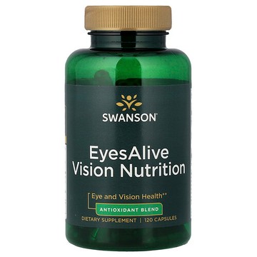 Swanson Vitamins, EyesAlive Vision Nutrition，120 粒膠囊
