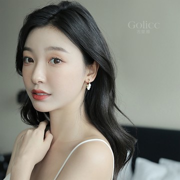 【Gulicc】耳環 簡約小巧圓片耳環