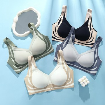 反重力提拉收副乳輕奢感文胸 內衣 無鋼圈內衣 聚攏收副乳 舒適透氣 無痕內衣 無痕軟支撐内衣 運動內衣 撞色內衣 胸罩