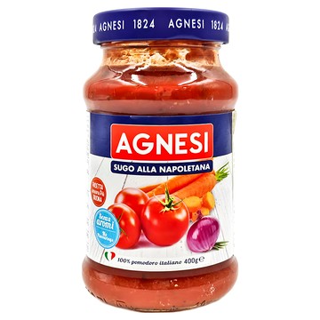 AGNESI 拿坡里番茄麵醬 義大利原裝進口  400g  1罐