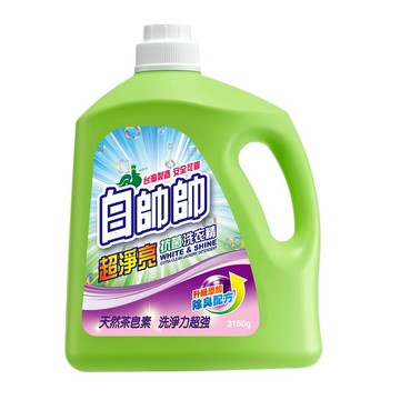 [家速配]白帥帥超淨亮抗菌洗衣精-3150g