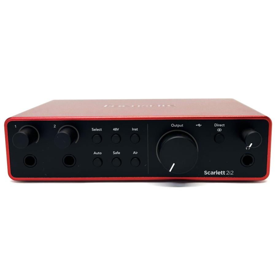 Focusrite オーディオ インターフェイス Scarlett 2i2 gen4 (2In 2out)　アウトレット品