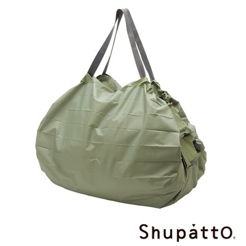 【Shupatto】燈籠型素色秒收環保啪啪包-大-林綠 (SH-S468MOR-AG1)