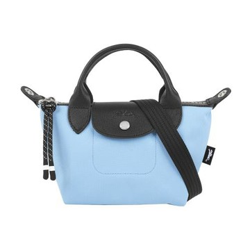 LONGCHAMP LE PLIAGE ENERGY 迷你再生帆布二用包(天澄色)