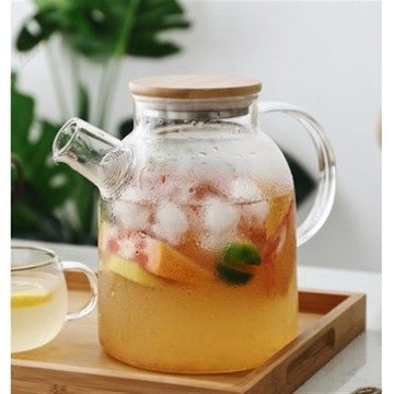 日式玻璃冷水壺耐熱高溫泡茶壺涼開水杯壺家用涼水壺裝水壺杯