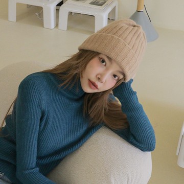 【韓國進口/正韓 /韓國製 -兔毛羊毛混紡毛帽‧針織帽‧帽子】現貨