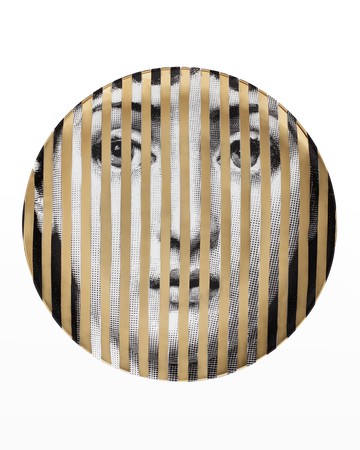 Tema E Variazioni n. 34 Gold Stripes Wall Plate