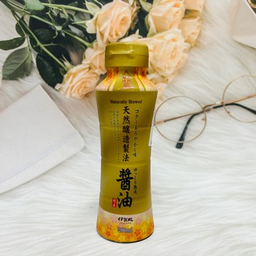 潼漾小舖 日本 伊賀越 黃金藏醬油 200ml 天然釀造 熟成醬油