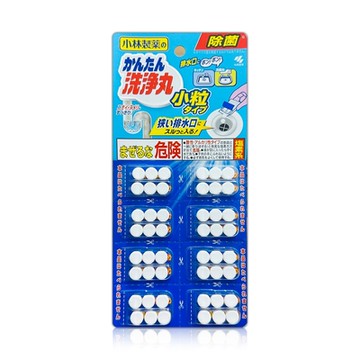 小林製藥 排水管除垢發泡清潔錠 小顆粒/6錠x8回分