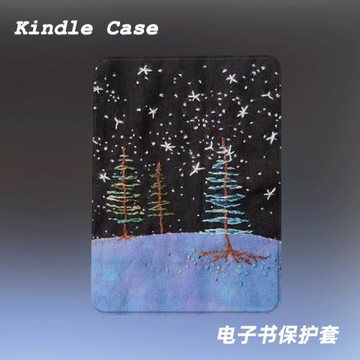 線條樹木適用kindle7代電子書保護套kpw123軟殼958全包防摔帶休眠