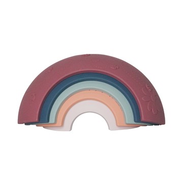 jellystone矽膠彩虹感統疊疊樂