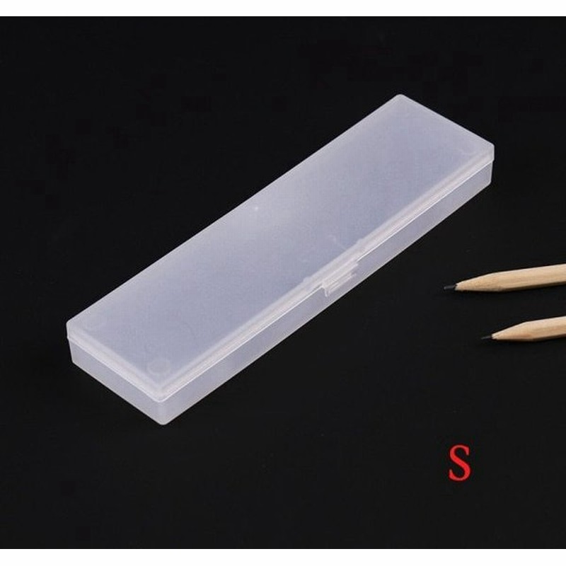 シンプルな透明なペンシルケースフロストプラスチック製ペンシルペン収納ボックスステーショナリー事務用品 通販 Lineポイント最大get Lineショッピング