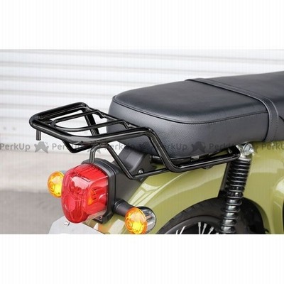 新品／キジマ クロスカブ110 スーパーカブ110 リアキャリア ダブルシート用（ブラック） メーカー在庫あり KIJIMA バイク