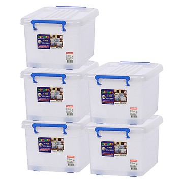 KEYWAY 厚款滑輪整理箱25L(5入)收納箱400