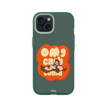 iPhone 15 Clear 憂墨綠 - 迪士尼-米奇 Mickey - 奇奇蒂蒂 - 甜美午休