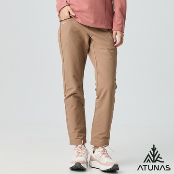 【ATUNAS 歐都納】女款石墨烯輕保暖長褲A1PA2506W可可棕