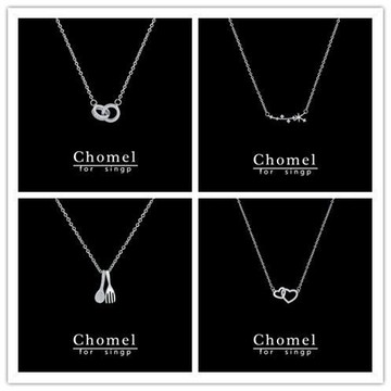 限時特賣🔥 CHOMEL FOR SINGP流蘇蝴蝶結項鏈女小衆小蠻腰圓片皇冠情人節禮物