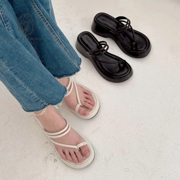 【現貨】好穿!  6cm ✨套趾 厚底拖鞋  增高 拖鞋 夏天 拖鞋 厚底 拖鞋 G040