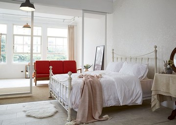 【雙人床架】當代系列-芬蘭/鐵床架/不怕貓抓/寵物友善/到府安裝