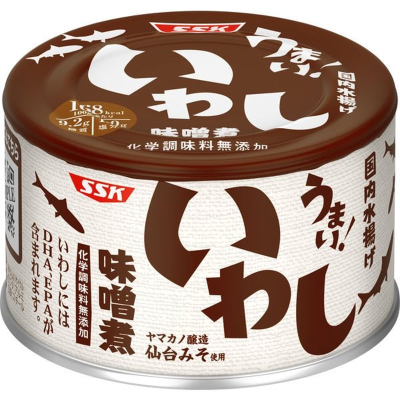 150g　清水食品缶詰　鰯・いわし味噌煮　化学調味料無添加　うまい！　国内水揚げ　LINEショッピング　1セット（6缶）　清水食品