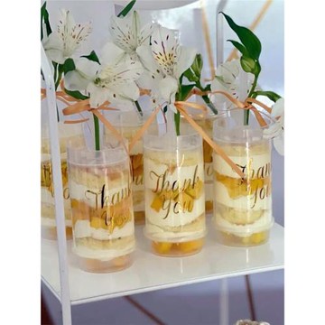 推推樂蛋糕筒桶食品級烘焙模具甜品臺圓形甜品推送器兒童趣味模具