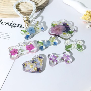 春日萌寵系列押花鑰匙扣 把春天和愛意隨身攜帶 多種形狀可選