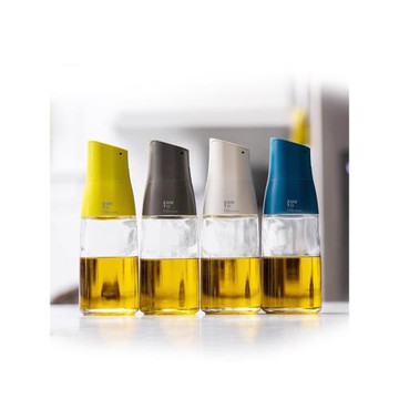 ZUUTII自動開蓋耐熱防滴漏油瓶玻璃調味瓶醋瓶醬油瓶500ml實拍圖