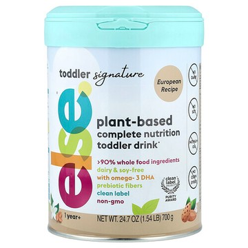Else, Toddler Signature, Plant-Based Complete Nutrition Drink, 1 Year+, European Recipe, 24.7 oz (700 g)