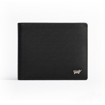 BRAUN BUFFEL HOMME-M 紳士系列 3卡護照夾-黯黑/ BF306-500-BK