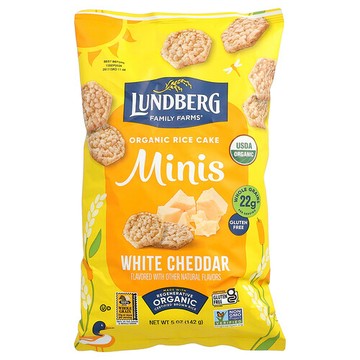 Lundberg, 有機米糕卷，白切達奶酪，5 盎司（142 克）