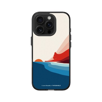 iPhone 16 Pro Clear (相機按鈕) 酷墨灰 - ilovedoodle (Lim Heng Swee) - Cat Landscape - First Dawn 貓咪黎明